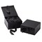 Medium Gift Boxes with Bow and Shredded Paper Fill, Pack of 2 (Black 8 inch Box) for Weddings, Graduations, Birthdays, Father's Day, Groomsmen Gifts, All Occasion